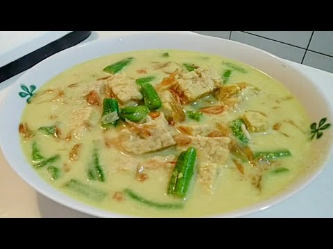 Resep Tempe Dan Kacang Panjang Santan