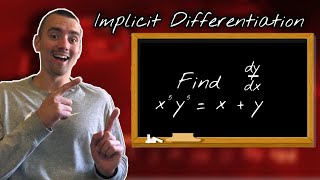 VIEWER SUBMITTED IMPLICIT DIFFERENTIATION QUESTION - Easy 4 step implicit differentiation process