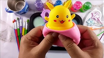 Relaxing DIY Slime Tutorial – Glittery Rainbow Slime with Makeup Live 193