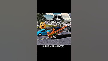 Supra mk4 ☠️ vs Supra mk5 , Trollface CPM1 #carparkingmultyplayer