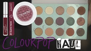 Colourpop Haul (with swatches)