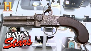 Pawn Stars: TOP 5 DANGEROUS GUNS (Season 6) | History