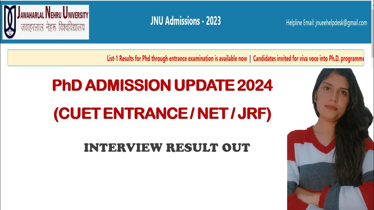 jnu phd interview result