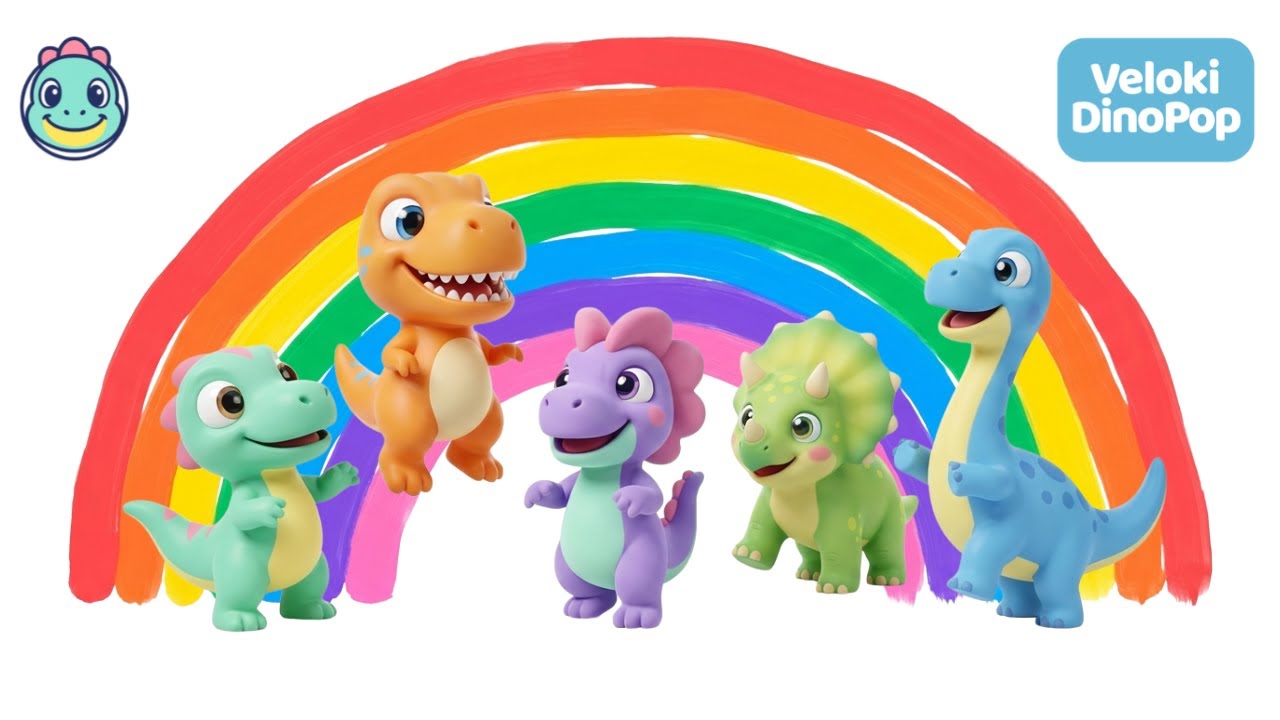 Rainbow Color Dino Song