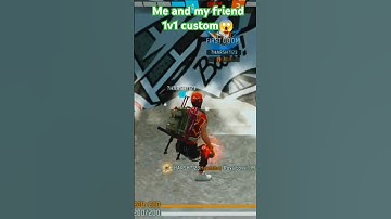 me and my friend 1v1 custom and i am won the match full edited short video #shorts #viral