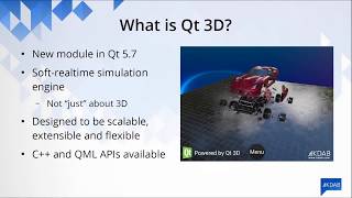 Qt 3D: integrating 3D into user interfaces–Giuseppe D'Angelo, KDAB screenshot 3