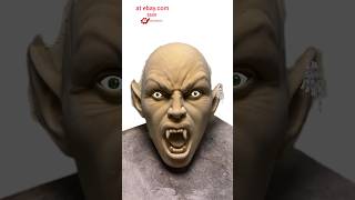 Very Rare Blank Jordu Schell Thick Cast Latex Vampire Bride Display Mask Foamed