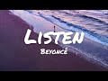 Beyonc  listen lyrics