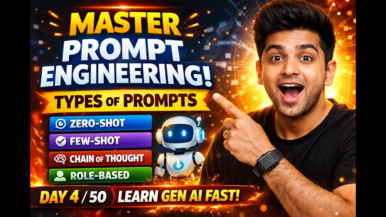 Master Prompt Engineering in 10 Minutes 🔥 | Types of Prompts Explained ...
