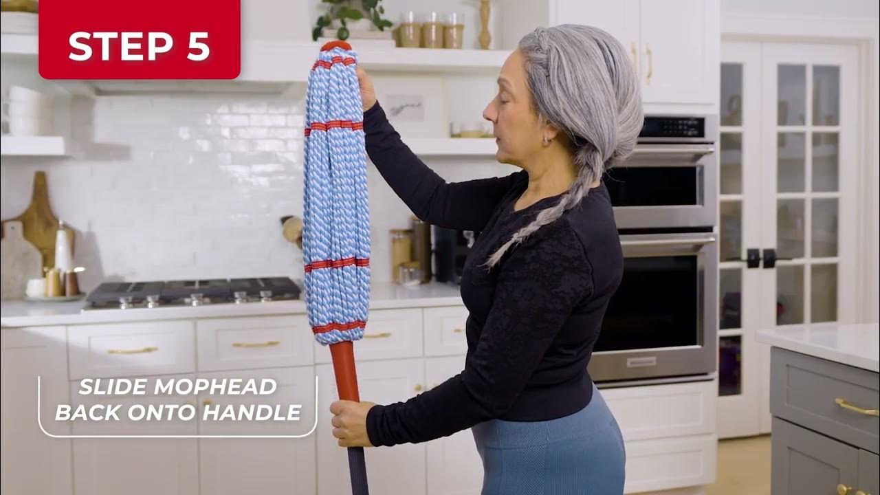 How to change the mop head on the OCedar MicroTwist™ MAX Microfiber