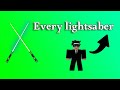 Every lightsaberr in roblox gar  konxst