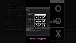 Building Tic tac Toe #shorts  #coding #viral screenshot 4