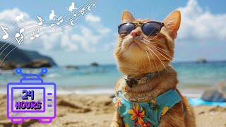 Calming Music for Cats with Anxiety! Deep Soothing Music for Anxious, ill and Stressed Cats #16 by Dream Relax My Cat 1,462 views 8 days ago 24 hours