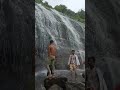 Waterfall in rain  shorts watercolor shortsviral