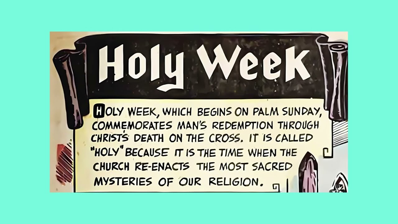 What is Holy Week for kids