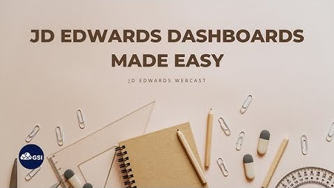 JD Edwards Dashboards Made Easy (2019)