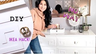 DIY || IKEA HACK || BEFORE & AFTER WITH OVERLAYS