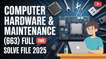 NIOS Class 12th Computer Hardware Assembly & Maintenance (663) Full Solve Practical File 2025 #nios