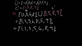 Set operations with three sets (c)