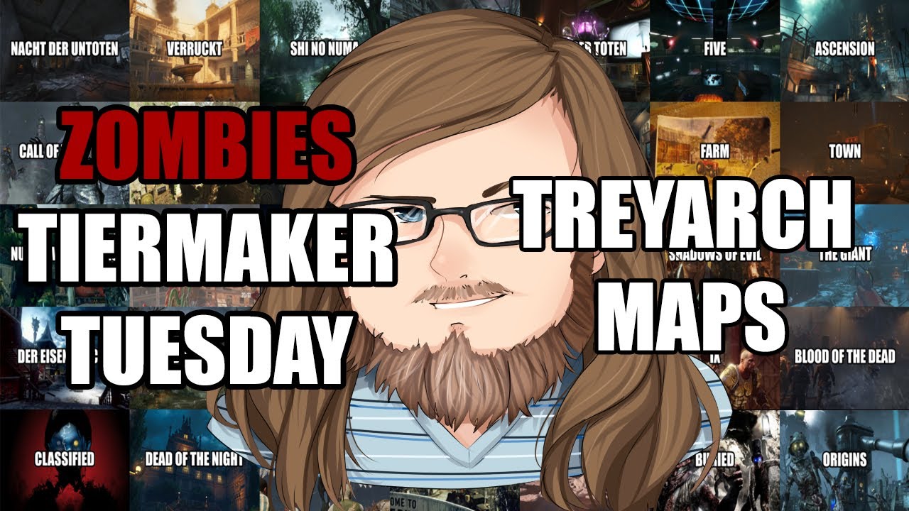 TREYARCH ZOMBIES MAPS RANKED | ZOMBIES TIERMAKER TUESDAY
