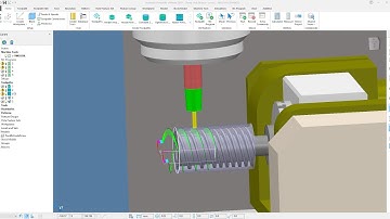 PowerMill 4 Axis Toolpath (Part-1)Pattern Finishing