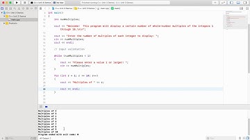 C++ Unit 3 Demo 7 - Nested For Loops