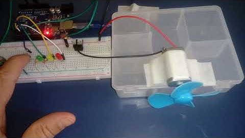 Controlando um motor DC com Arduino com transistor (liga e desliga) - Arduino #Intermediário I05