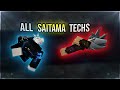 Every existing saitama techs in the strongest battlegrounds