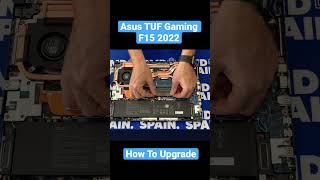 Asus TUF Gaming F15 2022 How To Upgrade Pcie Nvme SSD RAM #netac