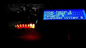 Arduino thunderstorm simulation with 8 LEDs