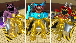 DESTROY GOLD ALL MECHA TITAN CATNAP, HUGGY, DOGDAY In Garry's Mod!