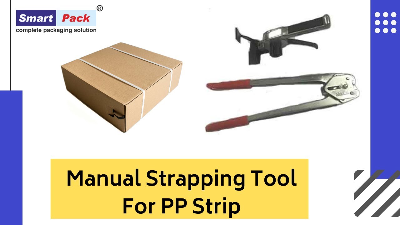 Strapping Machine | Carton/Box Strapping Tool (PP Strip tool) - YouTube