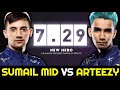 SUMAIL Mid vs ARTEEZY on 7.29 New Patch — Morphling vs Templar Assassin