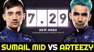 SUMAIL Mid vs ARTEEZY on 7.29 New Patch — Morphling vs Templar Assassin