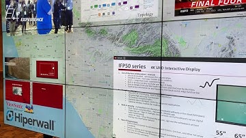 E4 Experience: Hipperwall Showcases HiperSource Browser Video Wall Software in the ViewSonic Booth