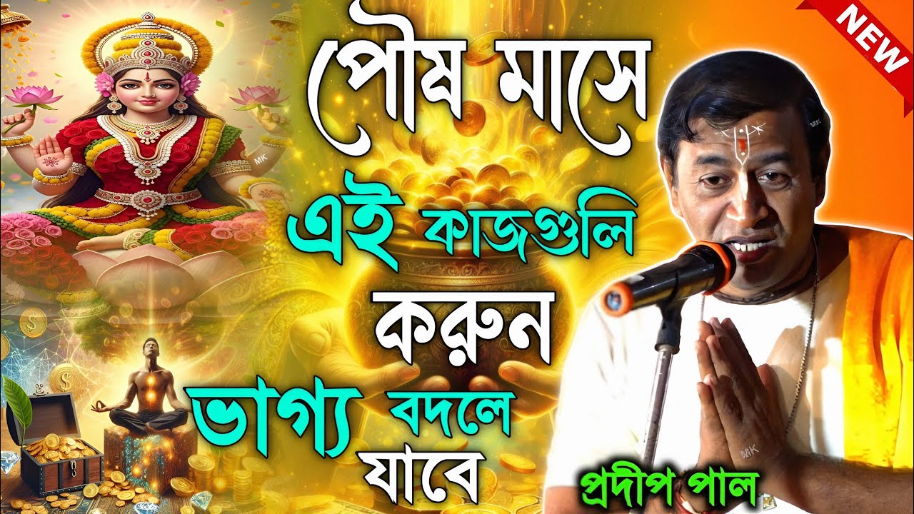 পৌষ মাসে এই কাজগুলি করুন ভাগ্য বদলে যাবে ! posh maas ! প্রদীপ পাল কীর্তন ! pradip pal kirtan 2026