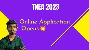 TNEA Counselling 2023 Online Application Opens!!|Wait and apply