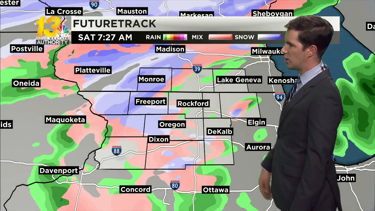 Strong winds and showers arrive Saturday - YouTube
