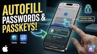 How To Use Autofill Passwords & Passkeys On iPhone 2026: Complete iCloud Keychain Security Guide!