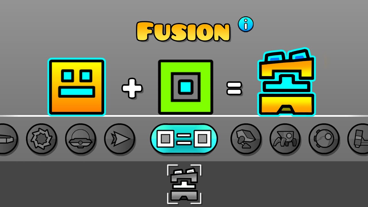 Если бы вы могли объединить иконки в Geometry Dash