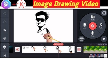 Image Drawing | Kinemaster Tutorial | Writing effect video | How to create a drawing videos
