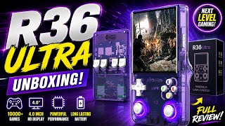 R36 Ultra Video Console Unboxing | r36s retro handheld video game console