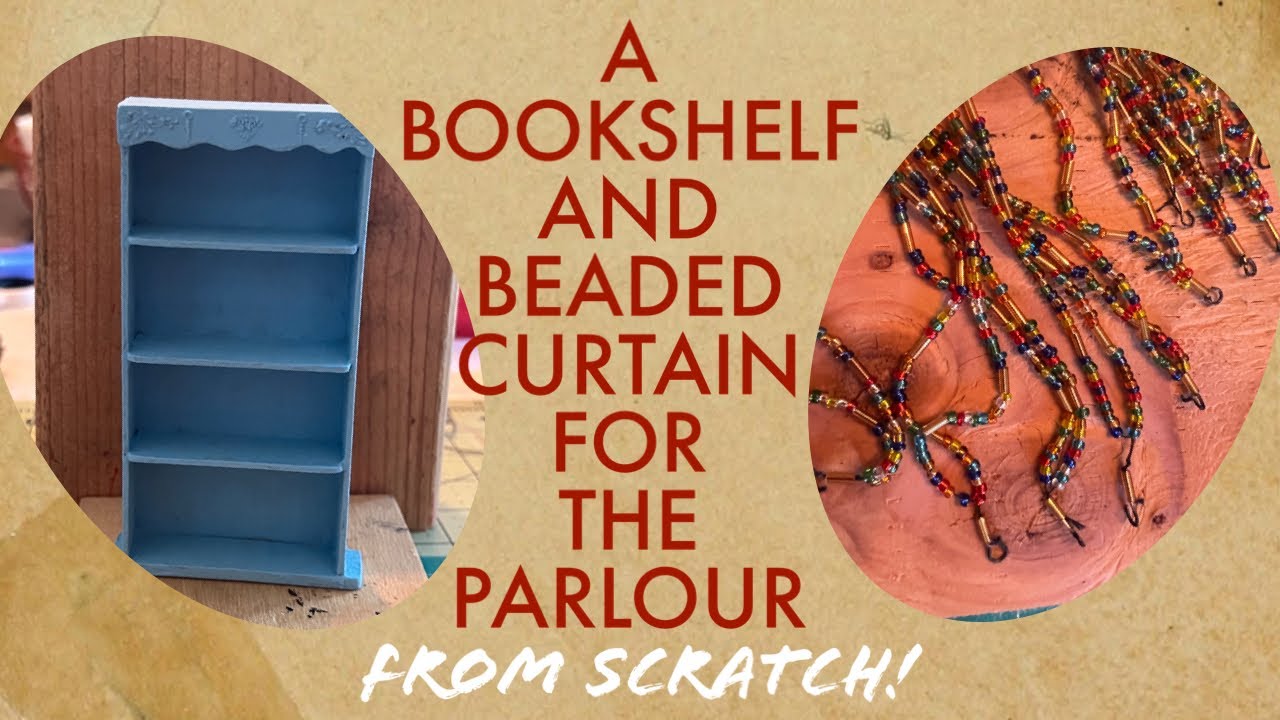 MAKE YOUR OWN DOLLS HOUSE DECOR My First Wooden Bookshelf From Scratch