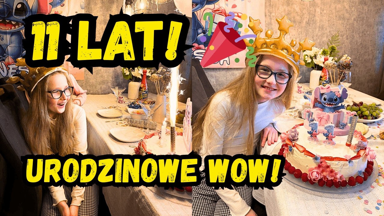 11 URODZINY VANESSY 🎉 Niespodzianka, metamorfoza pokoju i rodzinny wypad!