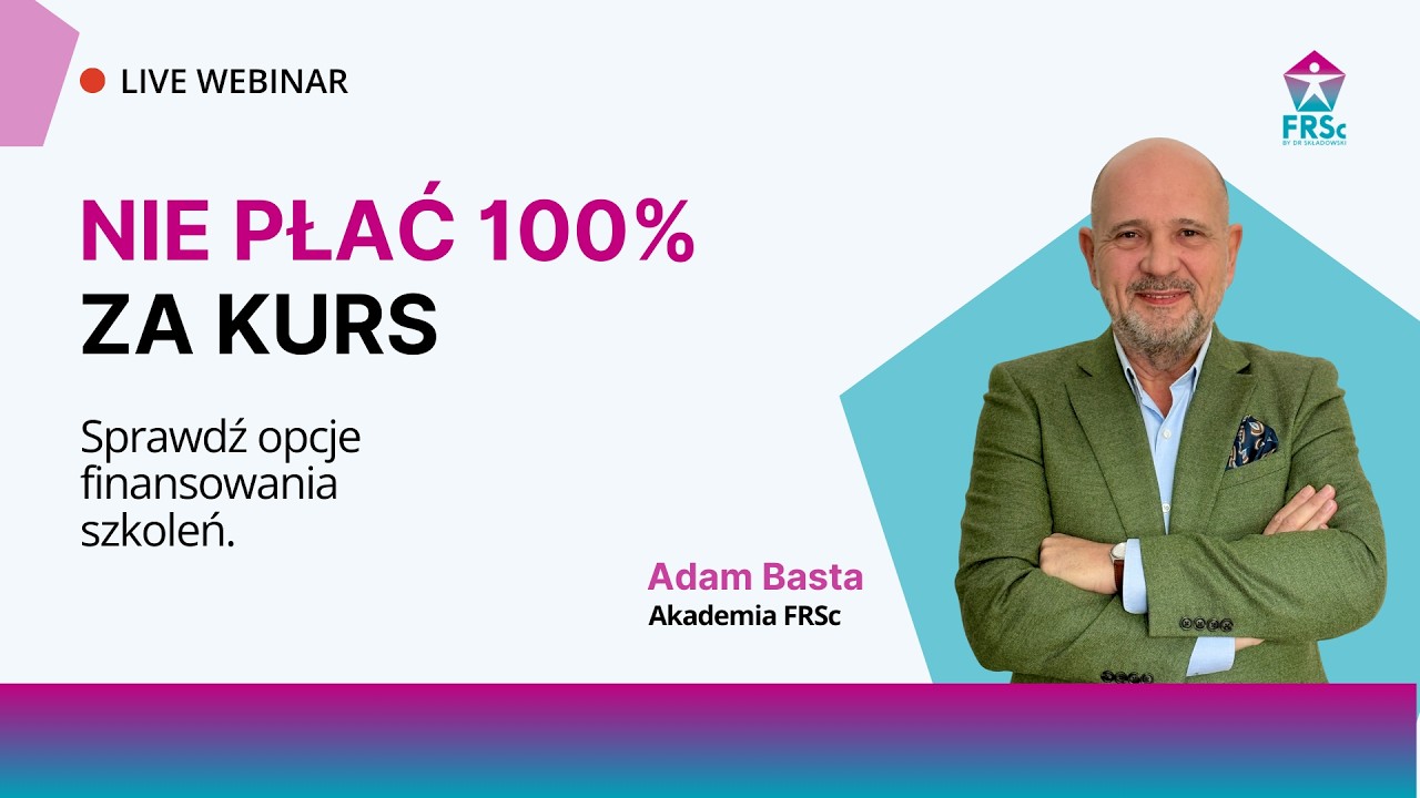 WEBINAR: Szkolenia z dofinansowaniem - aktualne możliwości