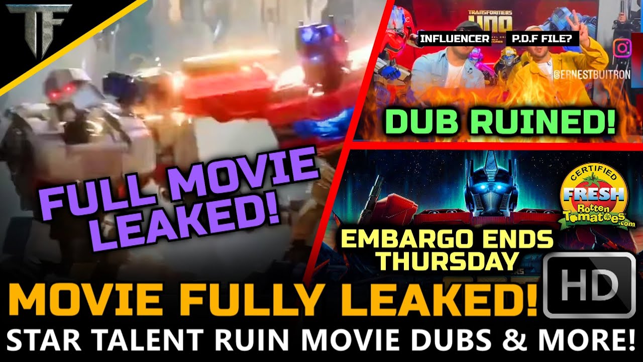 The Full Transformers One Movie Has Been Fully Leaked! & Movie Dub