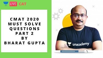CMAT 2020 | Must Solve Questions | Part 2 by Bharat Gupta