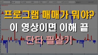 프로그램 매매가 뭐야? 이 영상이면 이해 끝, 주식단타 필살기, 프로그램 매매, 프로그램 매수, 프로그램 매매 확인, 프로그램 매매 기법