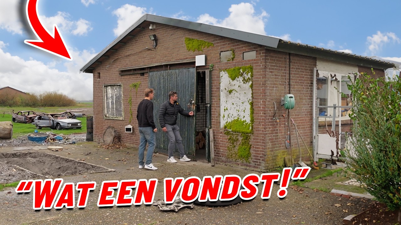 Familie opent schuur vol auto’s na 10 jaar!! 