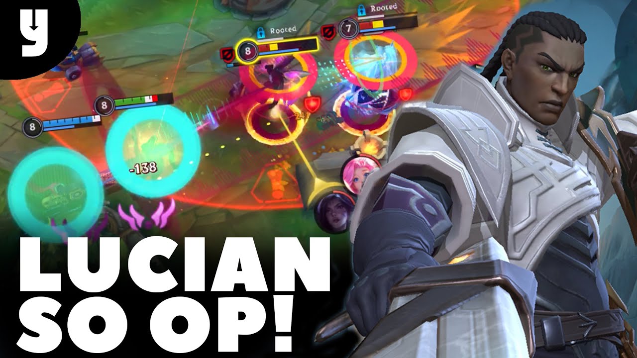 Lucina Runes LUCIAN BROKEN IN WILD RIFT? INSANE LANE POKE | LUCIAN BUILD & RUNES ...